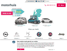 Tablet Screenshot of motorhuis.nl